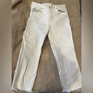 Zara Cream Denim Pants